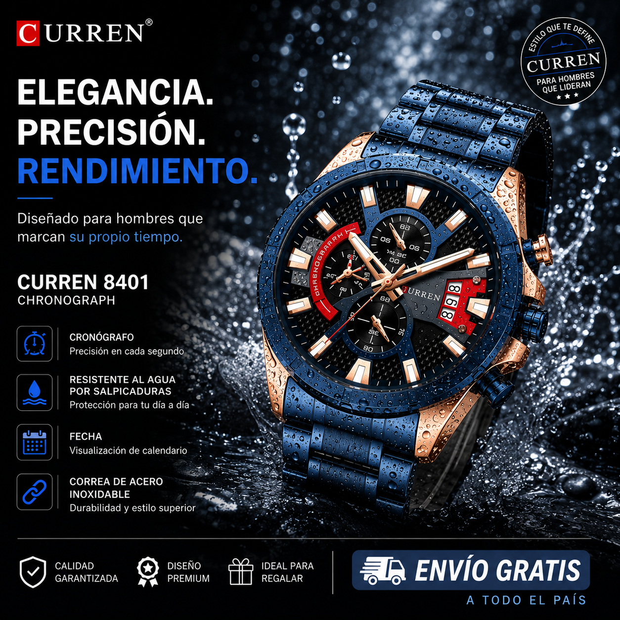 Reloj Curren 8401 - Image 2