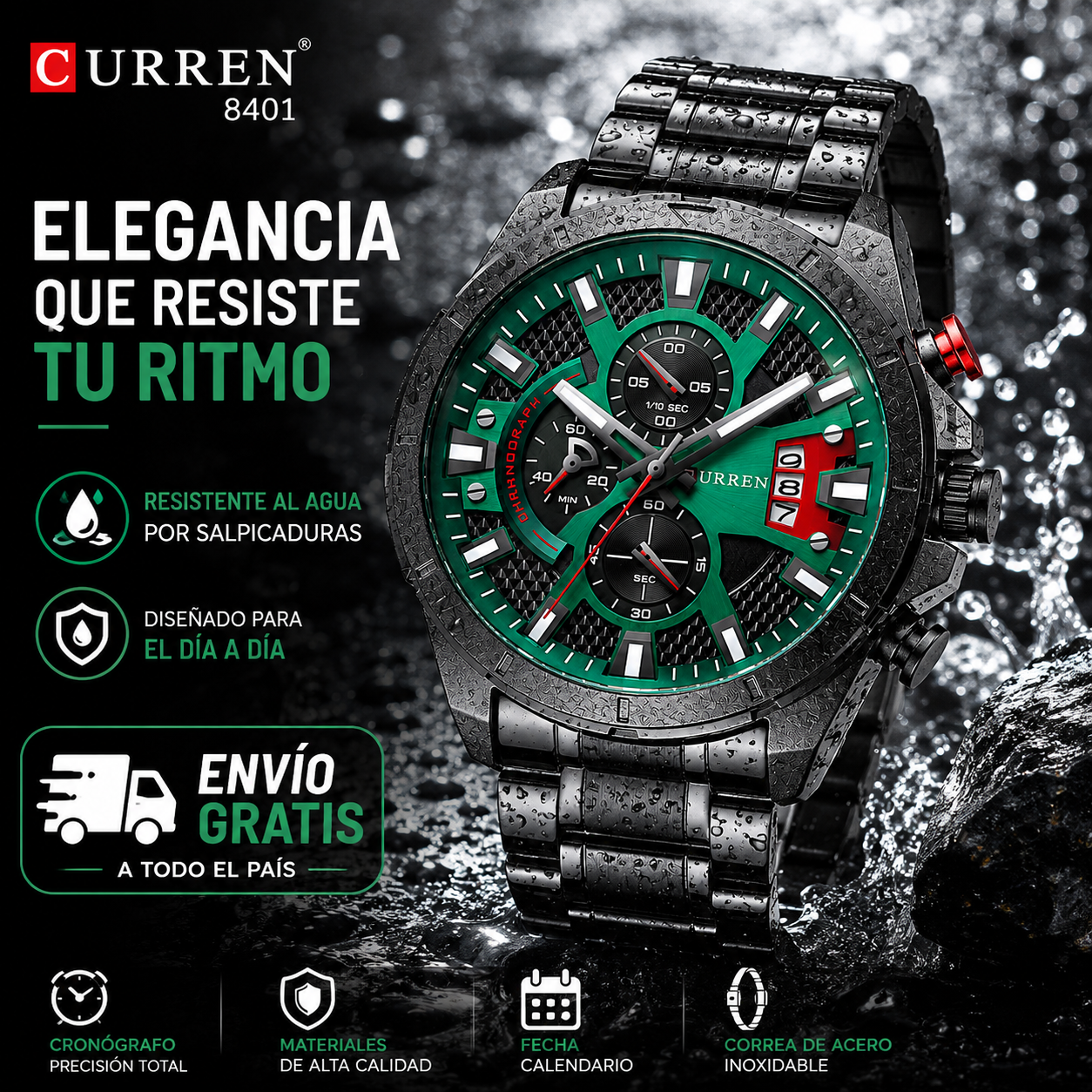 Reloj Curren 8401 - Image 3