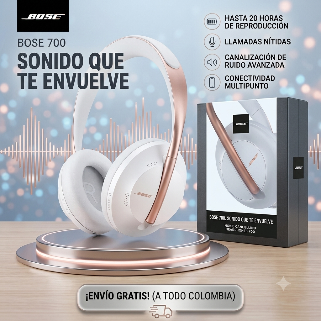 Audífono Diadema Bose 700 - Image 5