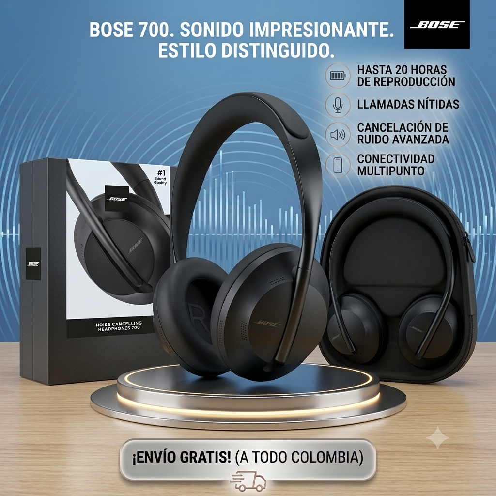 Audífono Diadema Bose 700 - Image 4