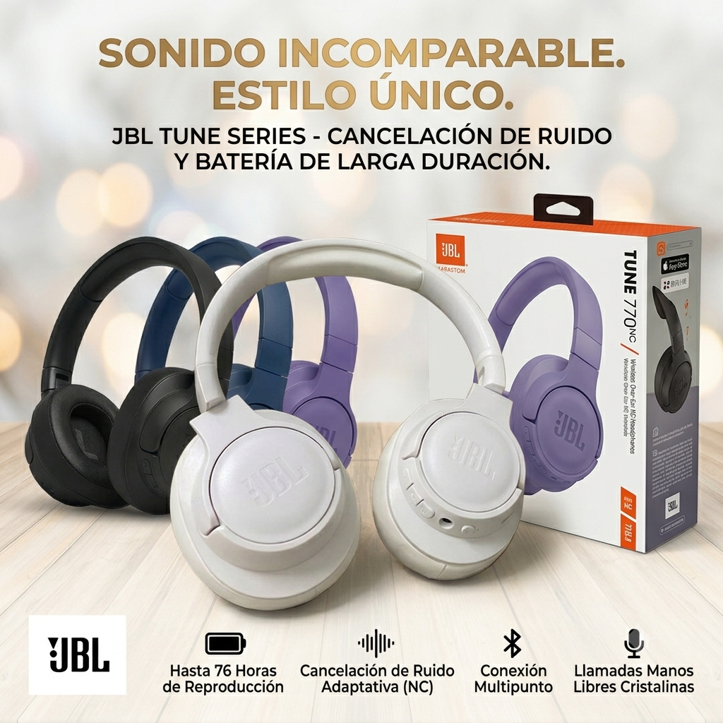 Audífono Diadema JBL Tune 770 Nc